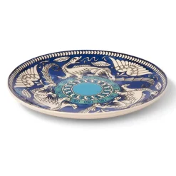 De Morgan Stylized Dragons Serving Plate