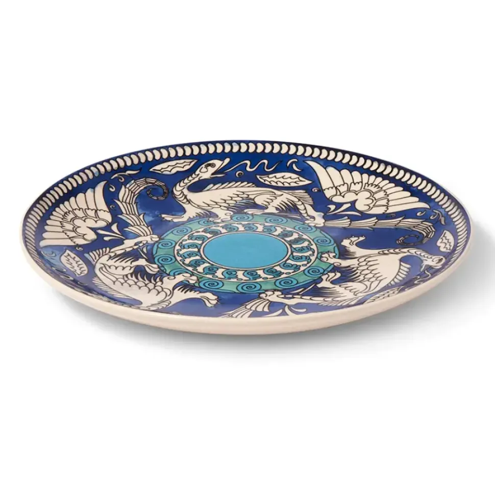 De Morgan Stylized Dragons Serving Plate