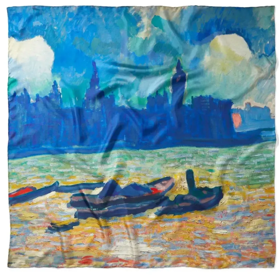 Derain Palace Of Westminster Silk Scarf