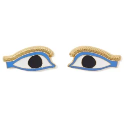 Egyptian Eye Stud Earrings