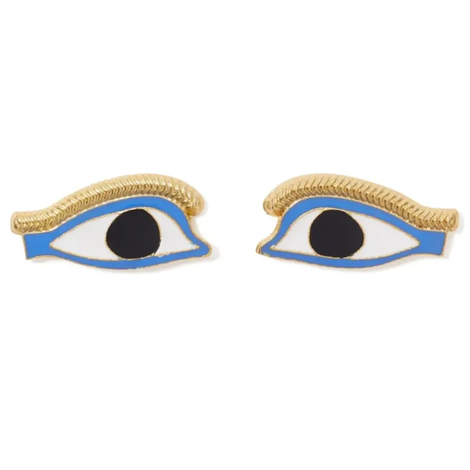 Egyptian Eye Stud Earrings