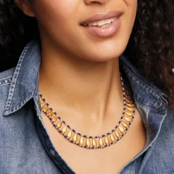 Egyptian Fringe Collar Necklace