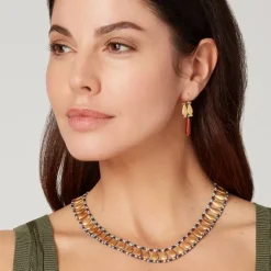 Egyptian Fringe Drop Earrings
