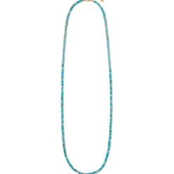 Egyptian Hathor Turquoise Long Necklace