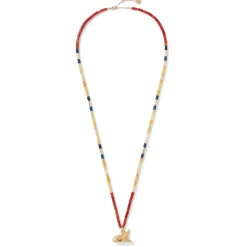 Egyptian New Kingdom Cat Beaded Pendant Necklace