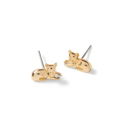Egyptian New Kingdom Cat Stud Earrings