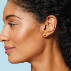 Egyptian New Kingdom Cat Stud Earrings
