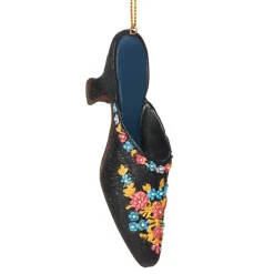 Embroidered Mule Shoe Ornament