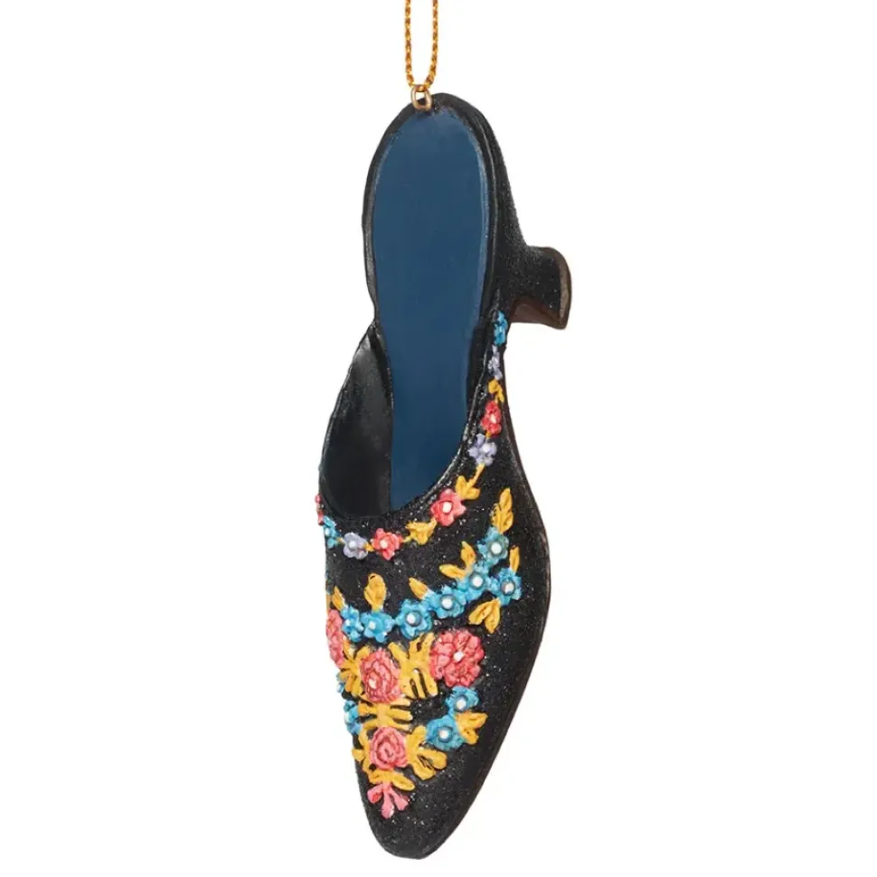 Embroidered Mule Shoe Ornament