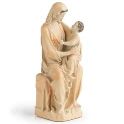Enthroned Virgin And Child Sculpture