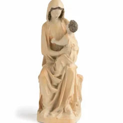 Enthroned Virgin And Child Sculpture