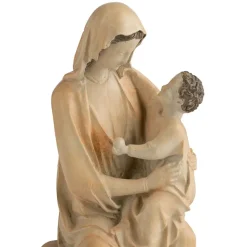 Enthroned Virgin And Child Sculpture