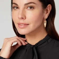 Erte Rayonnement Drop Earrings