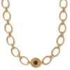 Etruscan Lapis Chain Necklace