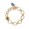 Etruscan Lapis T-Bar Bracelet