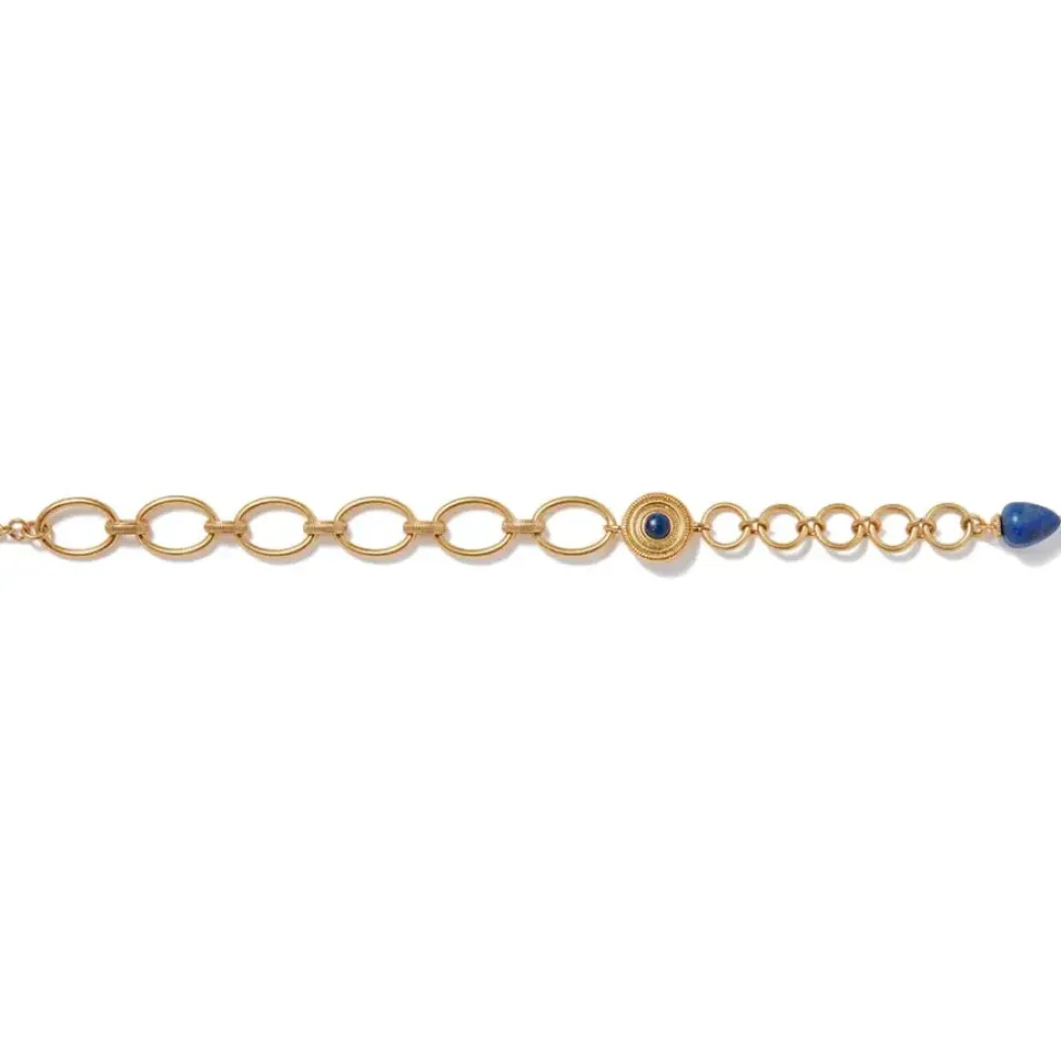 Etruscan Lapis T-Bar Bracelet