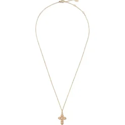 Filipino Pearl Cross Pendant Necklace