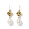 French Amor Double-Drop Earrings