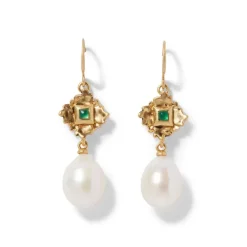 French Amor Double-Drop Earrings