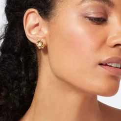 French Amor Stud Earrings