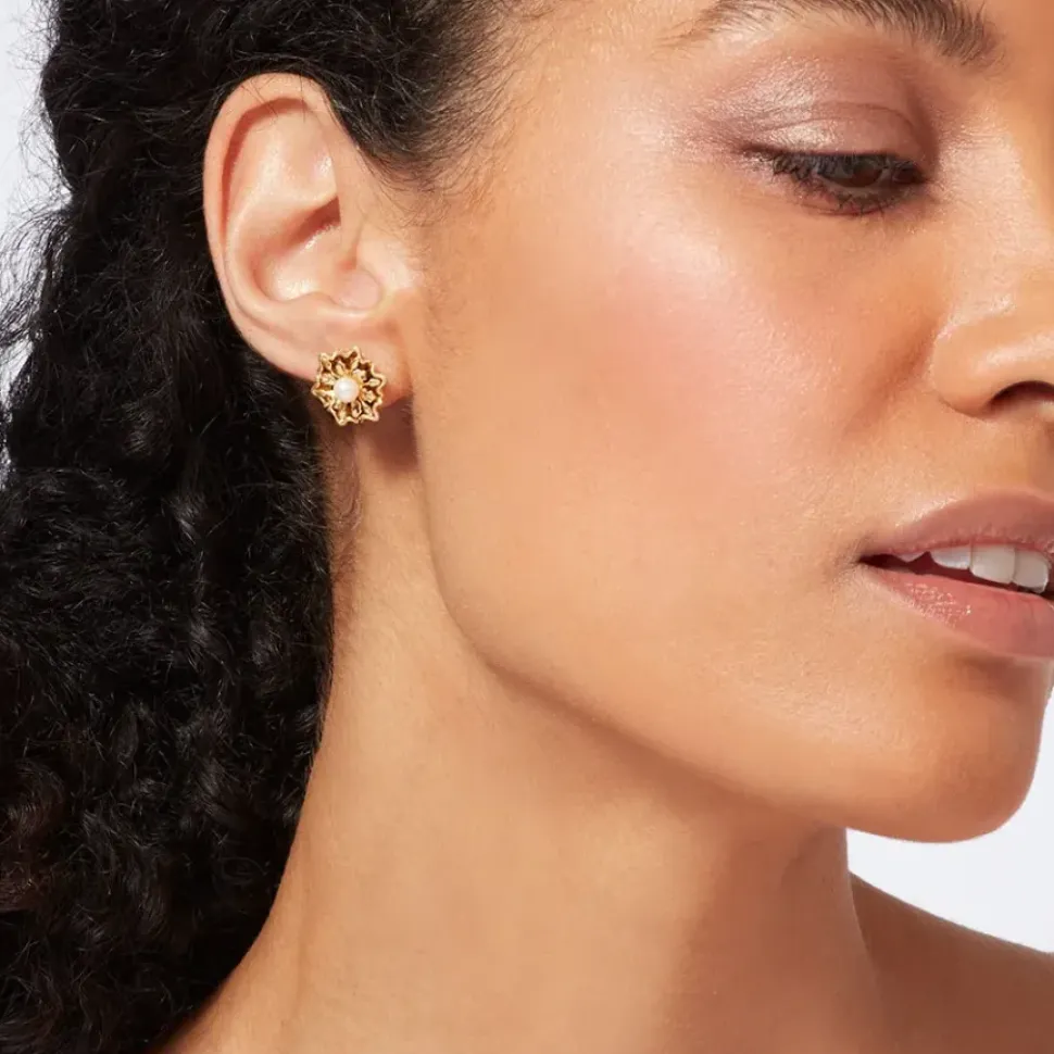French Amor Stud Earrings