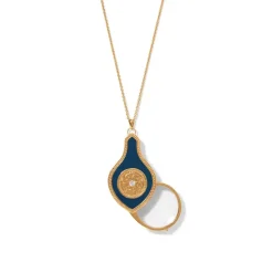 French Loupe Magnifier Pendant Necklace