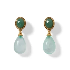 French Serpent Drop Earrings