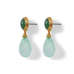 French Serpent Drop Earrings