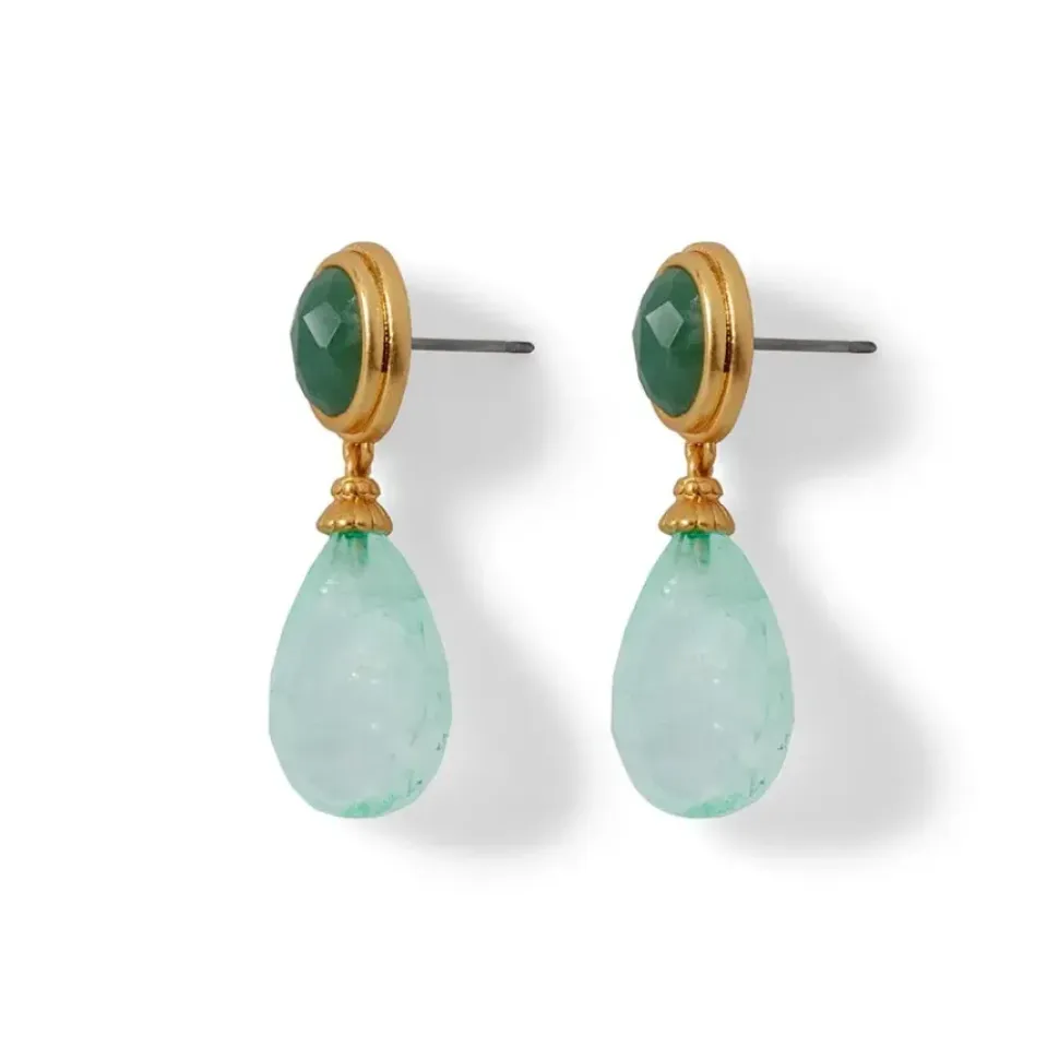 French Serpent Drop Earrings