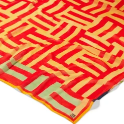 Gee'S Bend Kennedy Basket-Weave Oversize Square Scarf