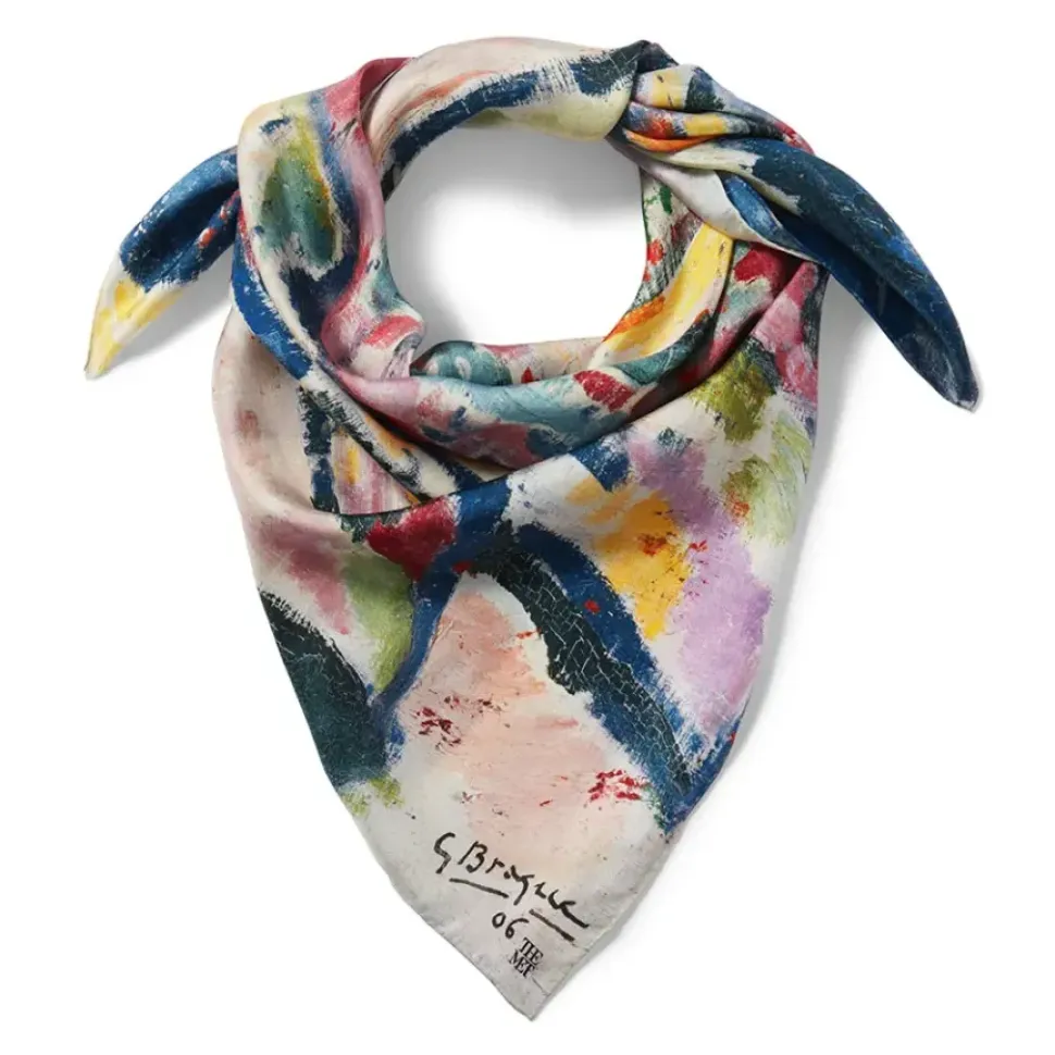 Georges Braque Boats On The Beach At L'Estaque Square Silk Scarf