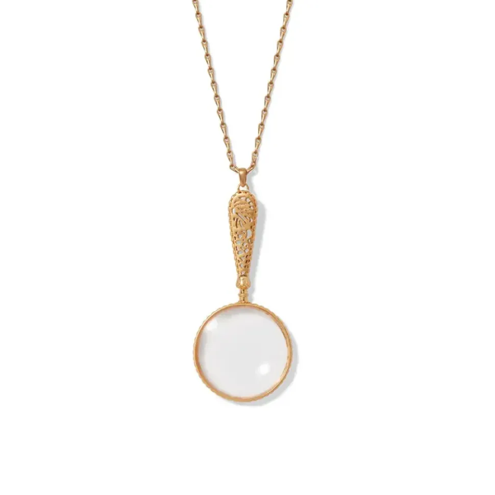 Gilded Age Magnifier Pendant Necklace