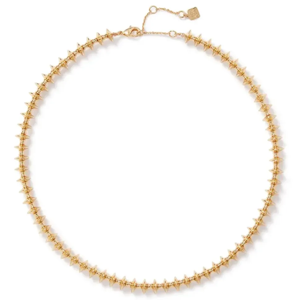 Golden Disc Necklace