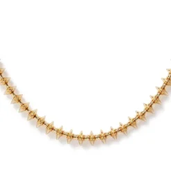 Golden Disc Necklace