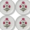 Good Earth Blooming Poppies Dinner Plate Set