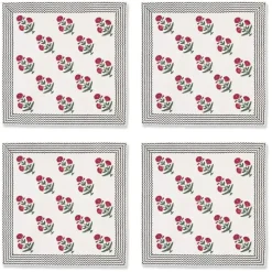 Good Earth Blooming Poppies Napkin Set