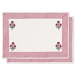 Good Earth Blooming Poppies Placemat Set