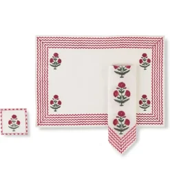 Good Earth Blooming Poppies Placemat Set