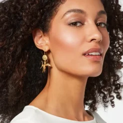 Greek Eros Drop Earrings