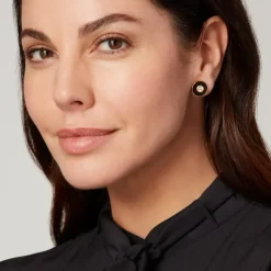 Hand-Enameled Jeweled Earrings