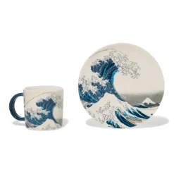 Hokusai Great Wave Espresso Cup And Saucer