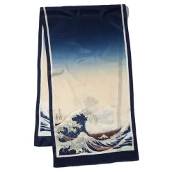 Hokusai Great Wave Oblong Silk Scarf
