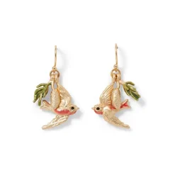 Holiday Birds Earrings