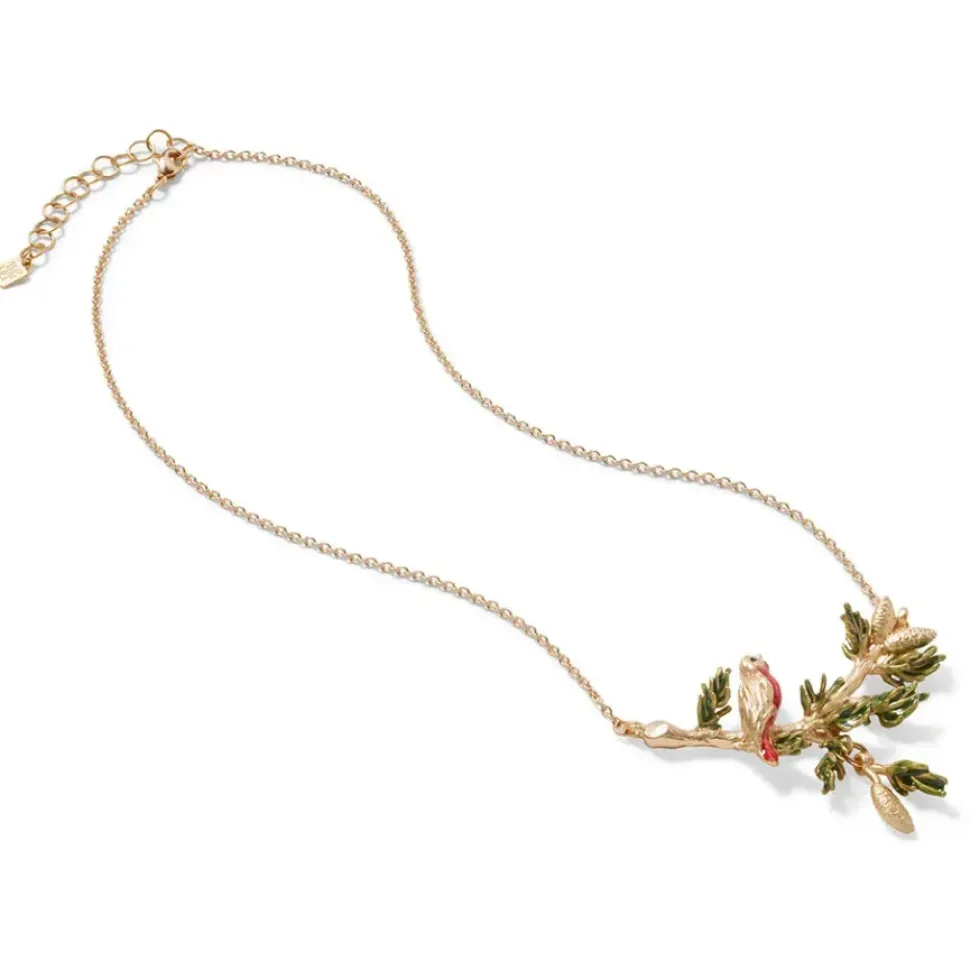 Holiday Birds Necklace