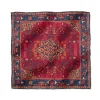 Iranian Vase Carpet Silk Pocket Square