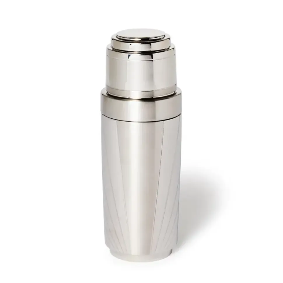 Italian Armor Etched Stainless Steel Cocktail Shaker
