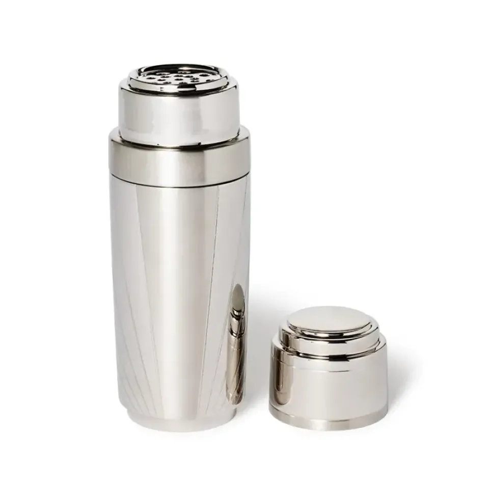 Italian Armor Etched Stainless Steel Cocktail Shaker