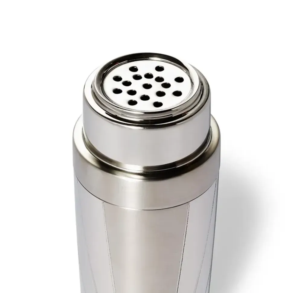 Italian Armor Etched Stainless Steel Cocktail Shaker