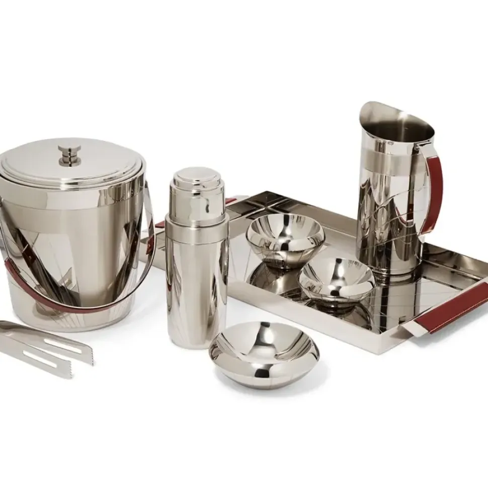 Italian Armor Etched Stainless Steel Snack Bowls
