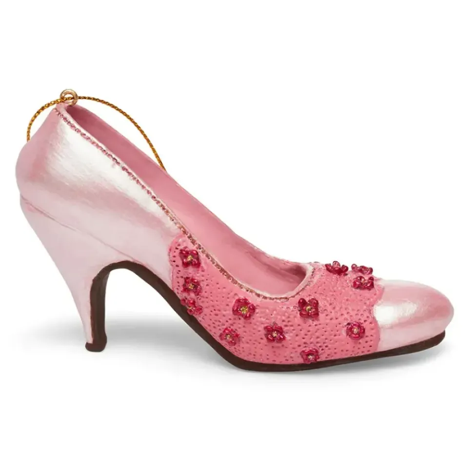 Italian Floral Pump Shoe Ornament